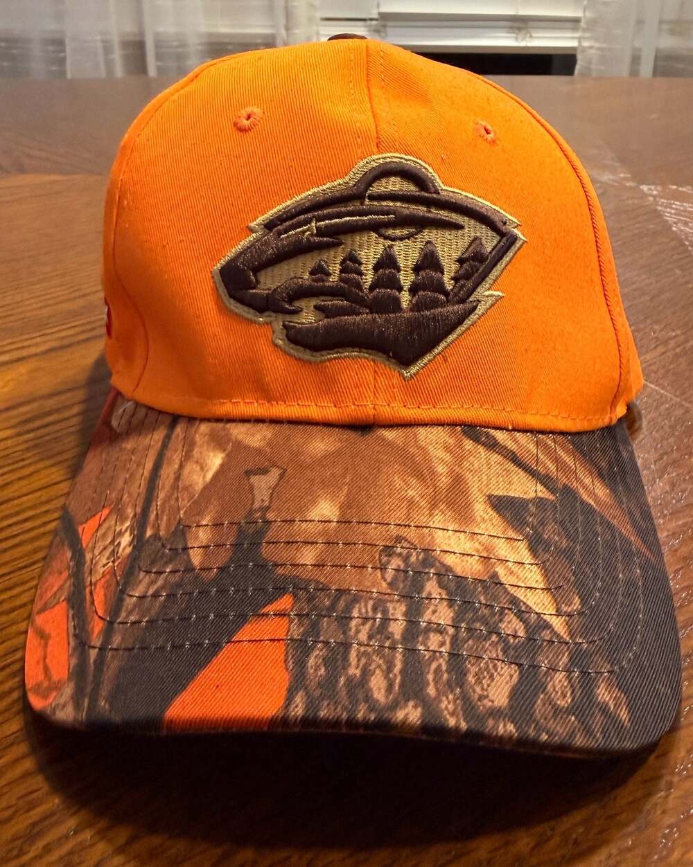Minnesota Wild Pheasants Forever Blaze Orange Camo Hunting Hat
